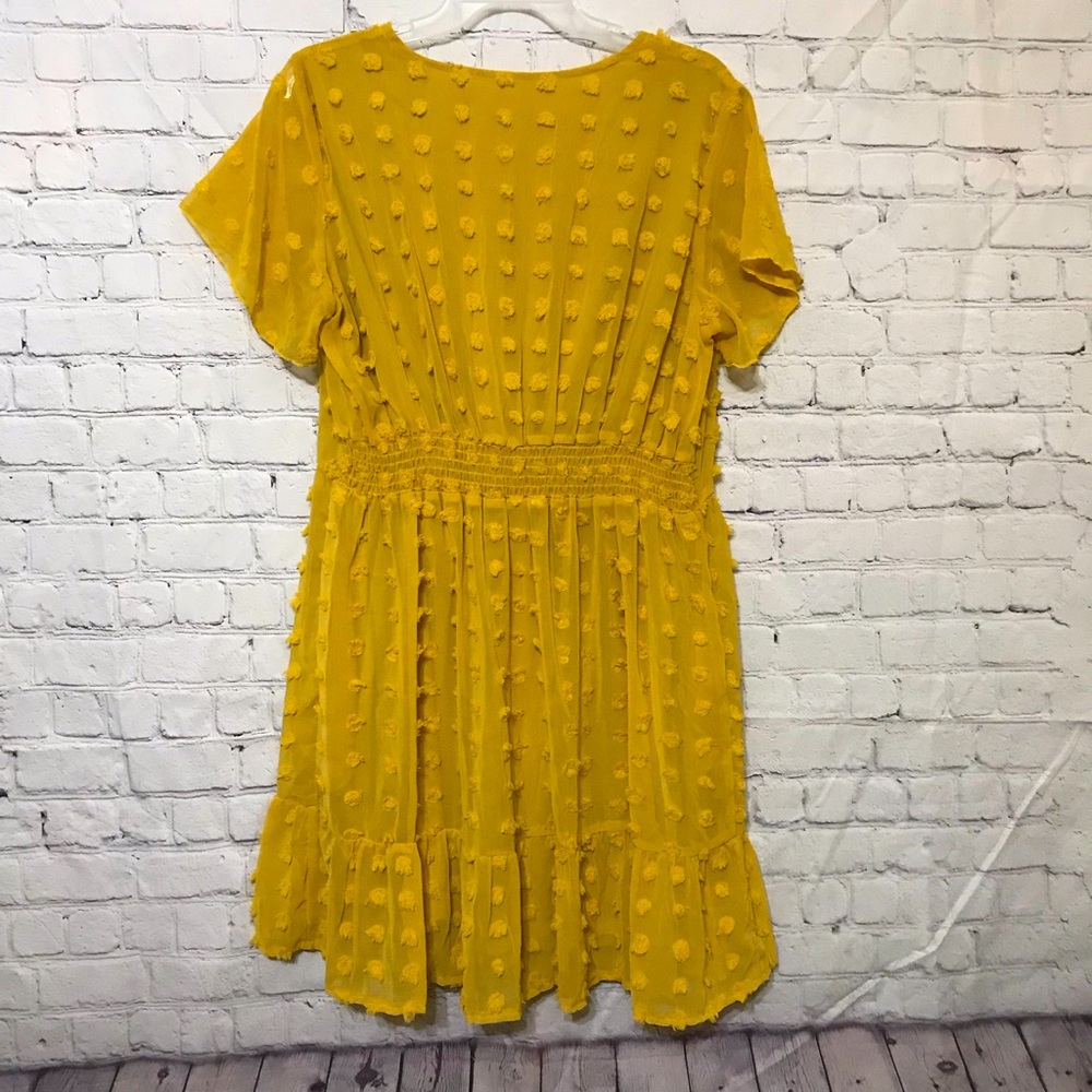 Mellow Yellow Polka Dot Dress - Picture 8 of 9